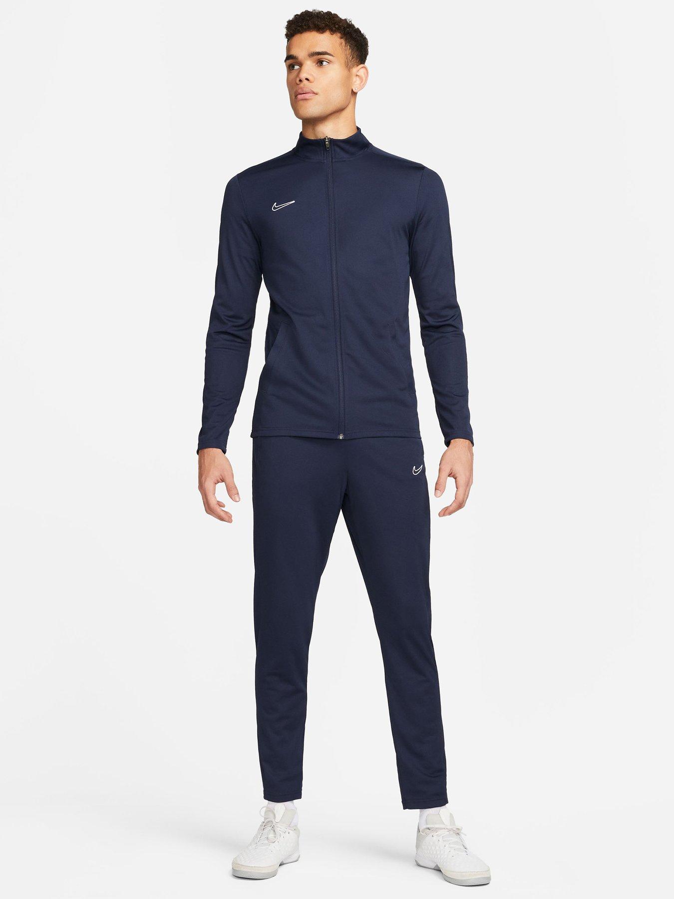 Mens hot sale tracksuit navy