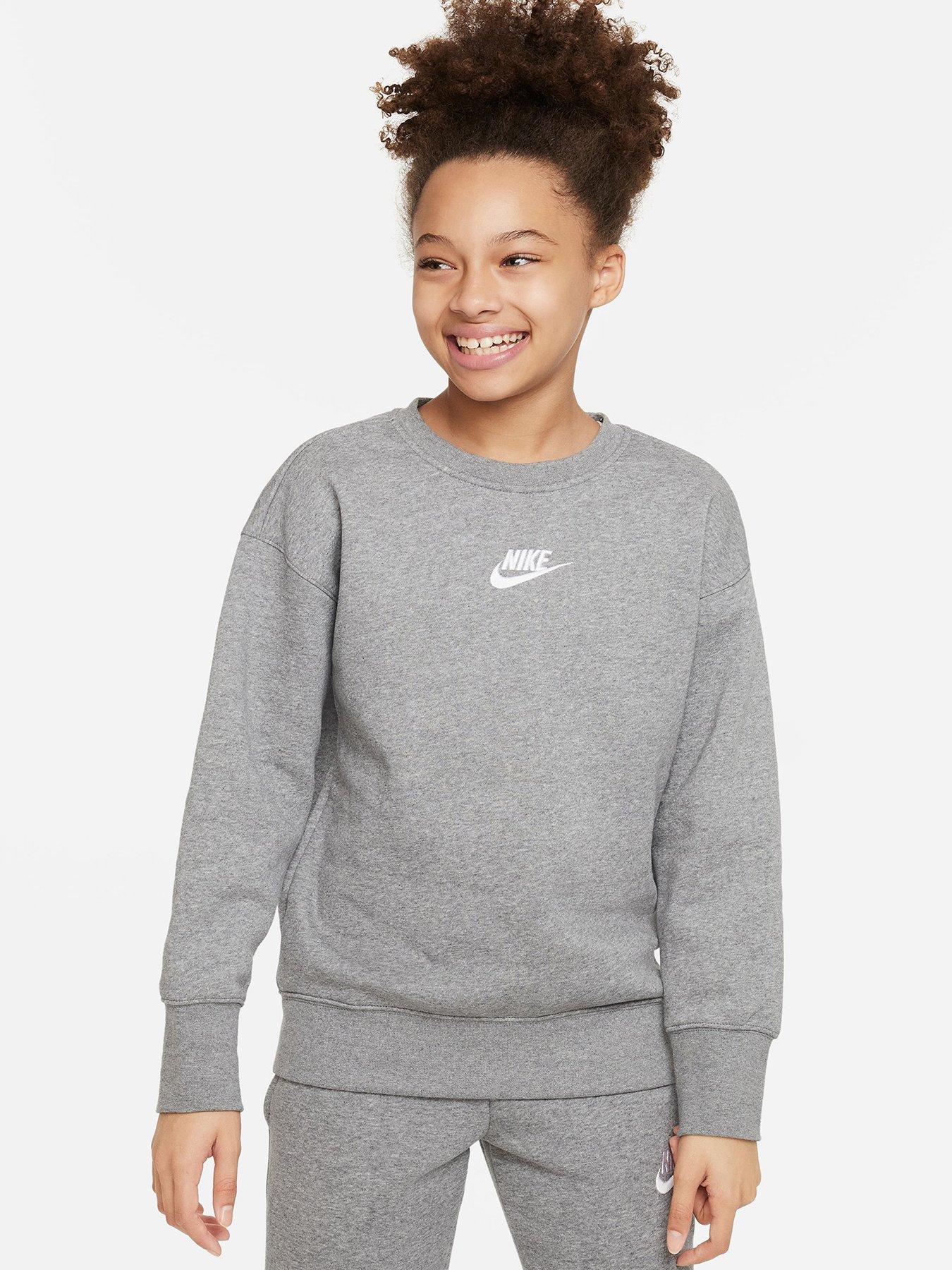 Girls hot sale nike sweatshirt