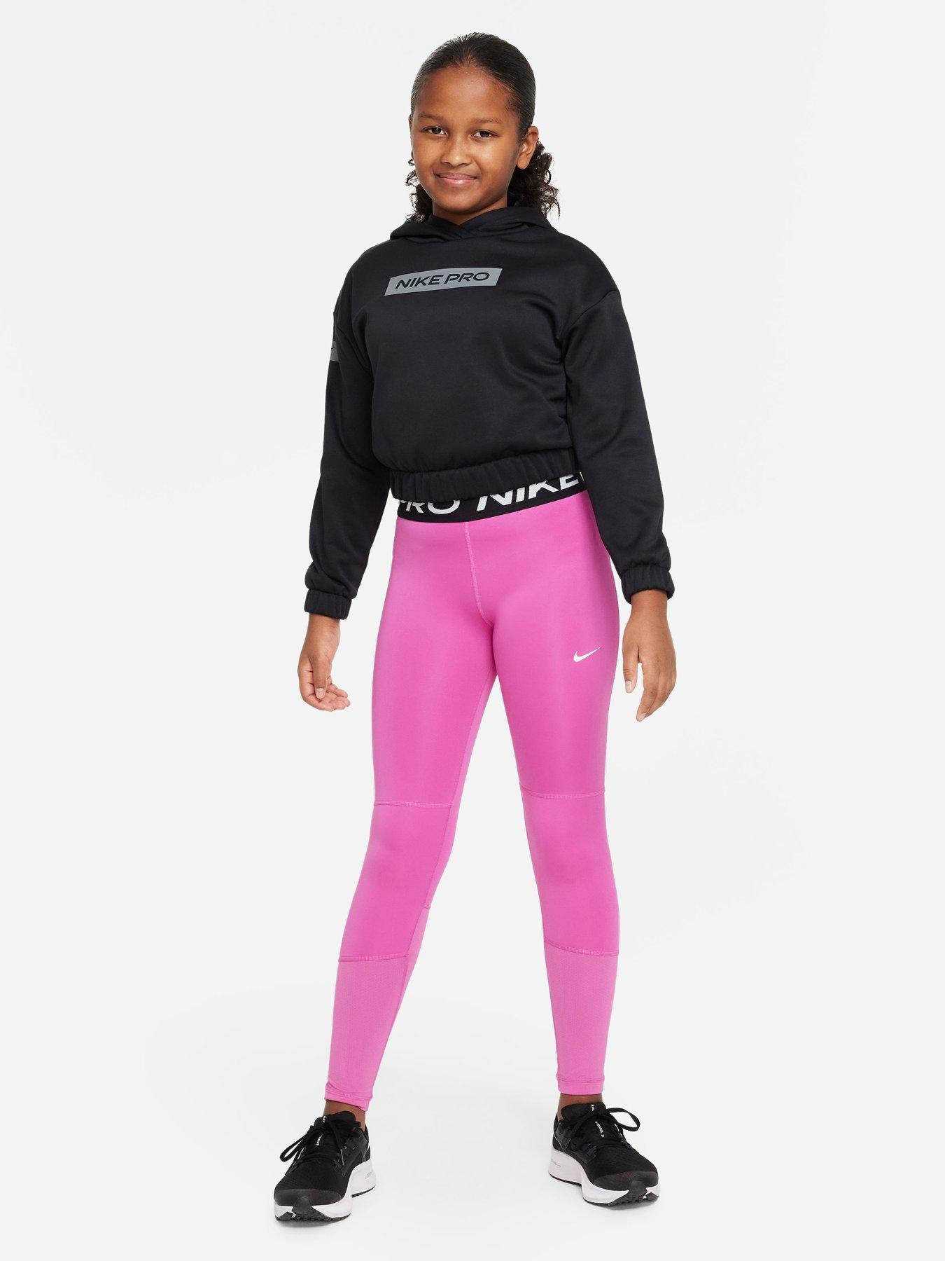 Nike Solid Pink Leggings Size X-Small (Kids) - 60% off