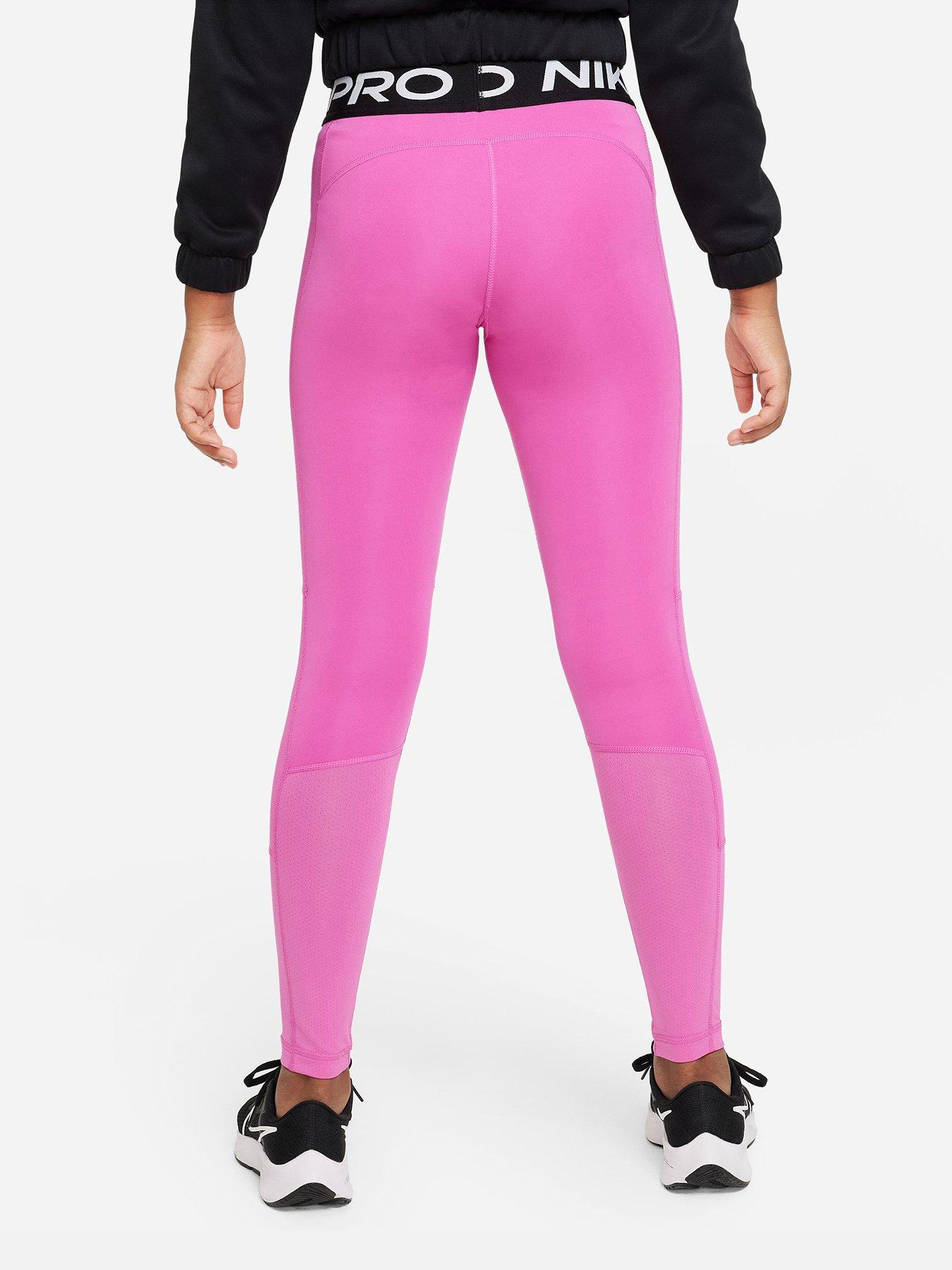 Nike Older Girls Pro Legging - Pink