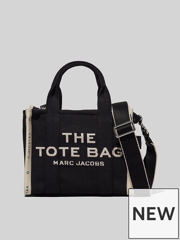 MARC JACOBS The Jacquard Mini Tote Bag - Black