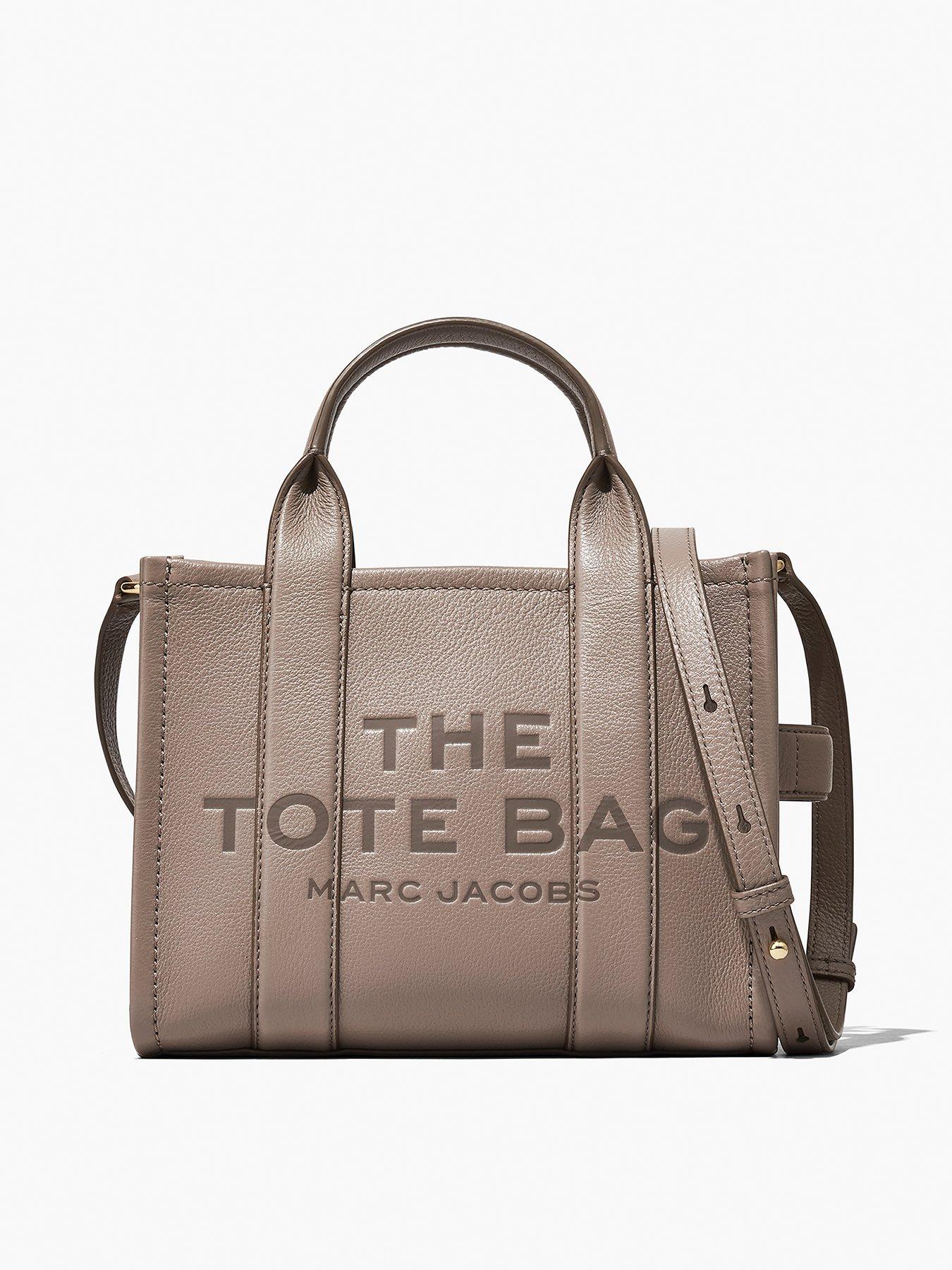 Marc Jacobs Logo Strap Snapshot Small Camera Bag Leather Cement