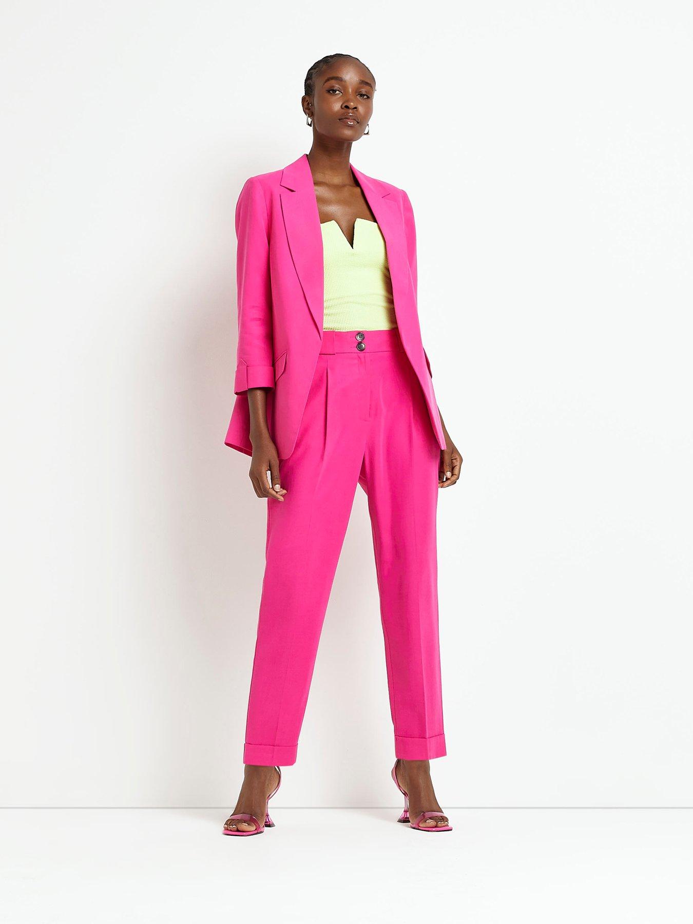 Pink casual blazer new arrivals