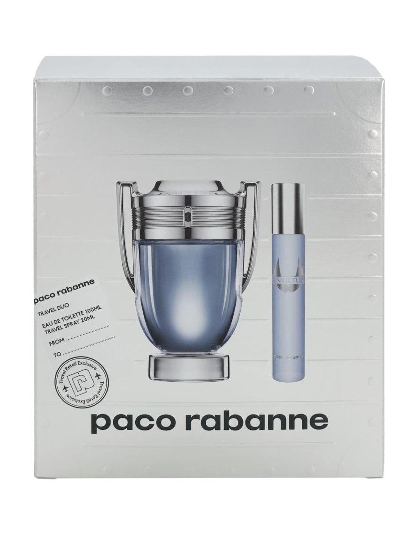 Paco Rabanne Invictus 100ml Eau de Toilette & 20ml Travel Eau de