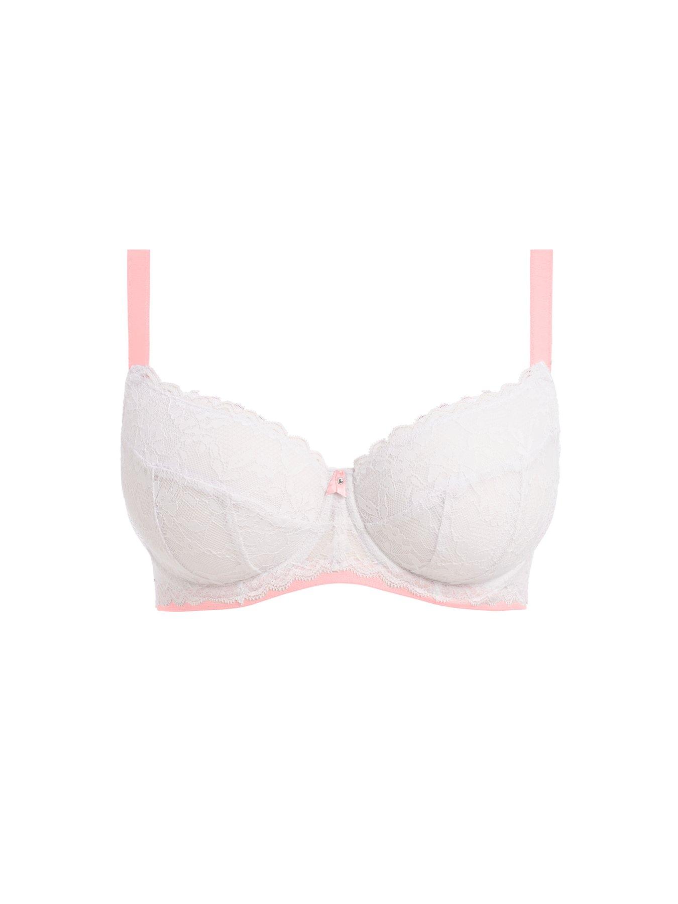 Freya Offbeat Uw Padded Half Cup Bra White Uk