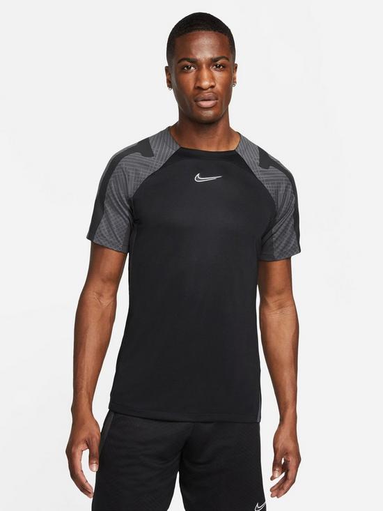 Nike Dri-FIT Strike Short Sleeve Top - Black | very.co.uk