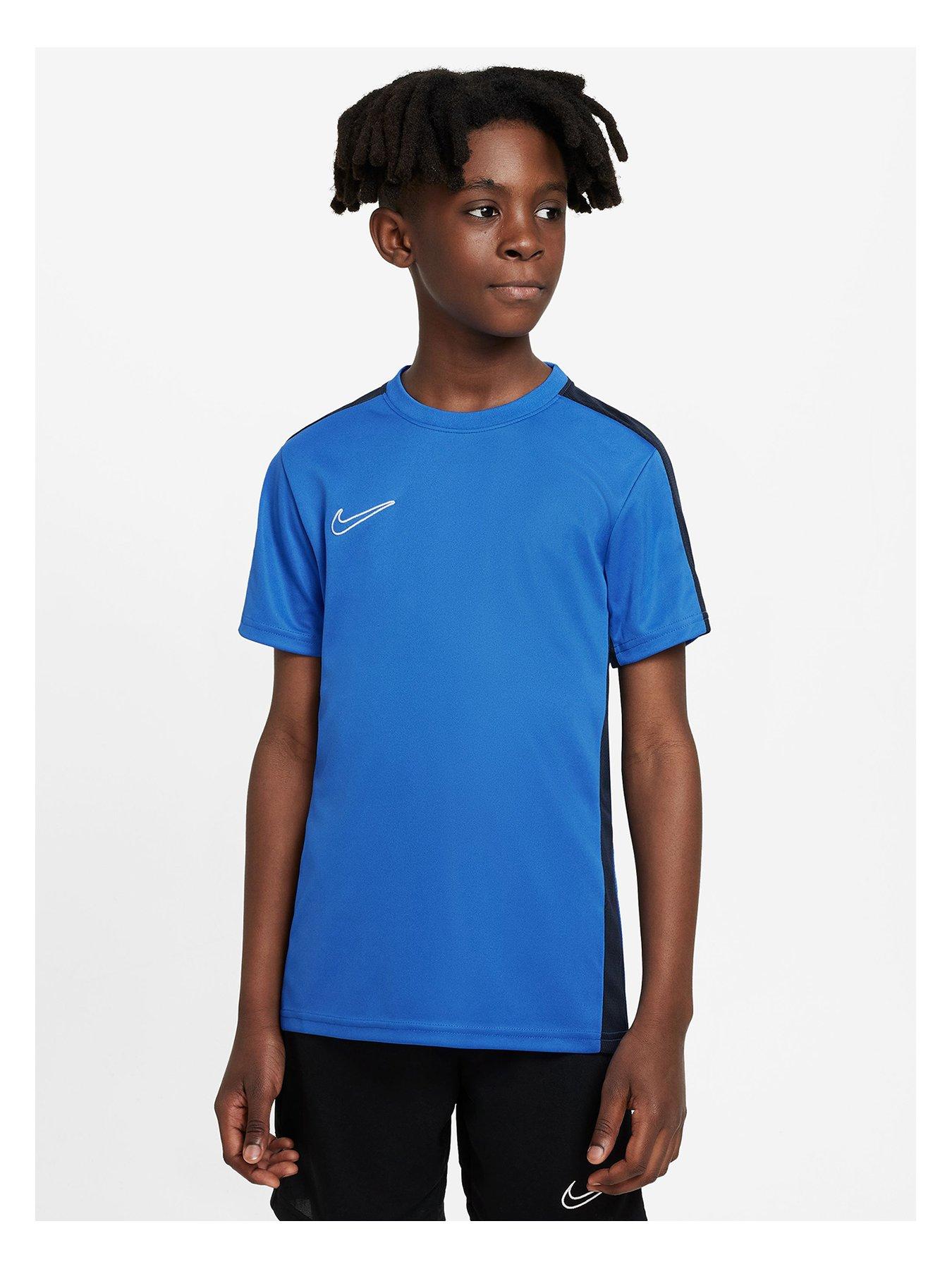 Boys blue sale nike shirt