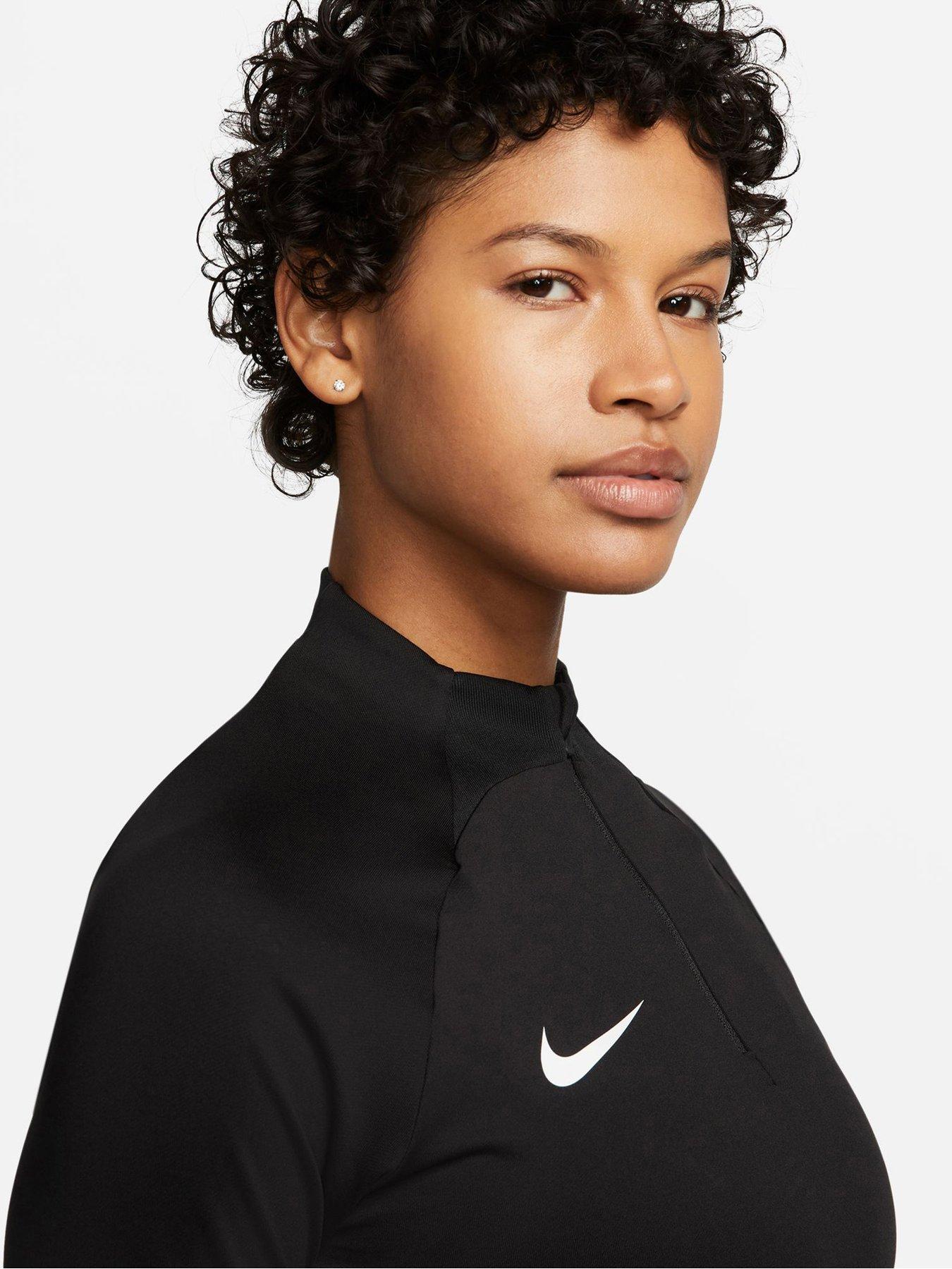 Nike Dri-FIT Strike Dril Long Sleeve Top - Black | Very.co.uk