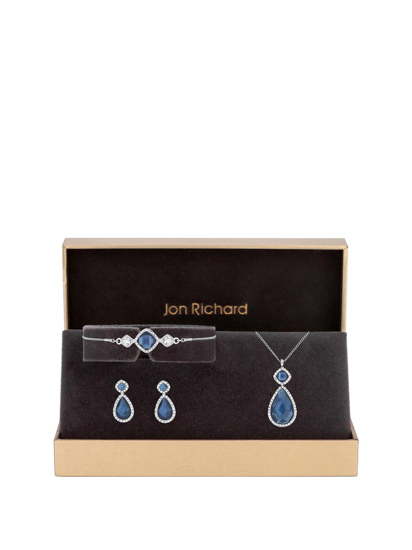 Silver/Blue Single NoName costume jewellery set WOMEN FASHION Accessories Costume jewellery set Blue discount 91% 