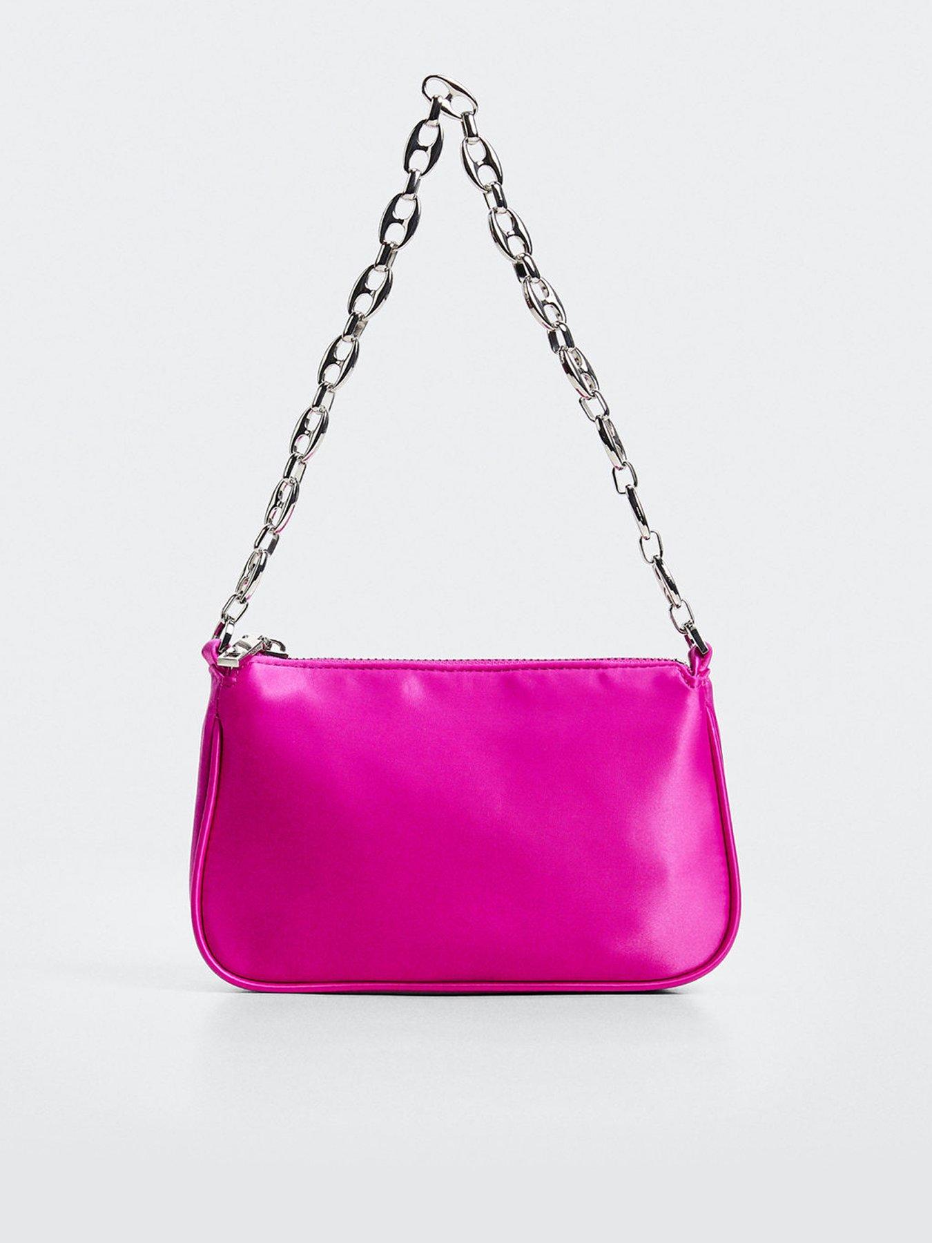 pink shoulder bags uk