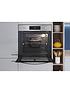  image of candy-fidcx615-built-in-70-litre-multi-function-oven-with-aquactiva-system-black-glass-with-stainless-steel