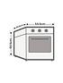  image of candy-fidcx615-built-in-70-litre-multi-function-oven-with-aquactiva-system-black-glass-with-stainless-steel