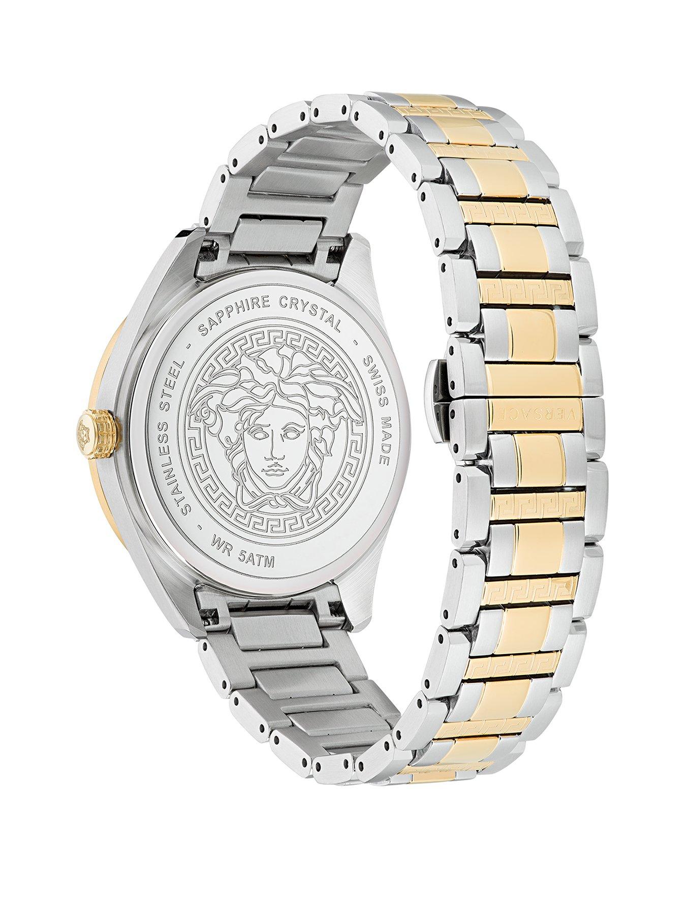 VERSACE V-Vertical Mens Watch Stainless Steel | very.co.uk