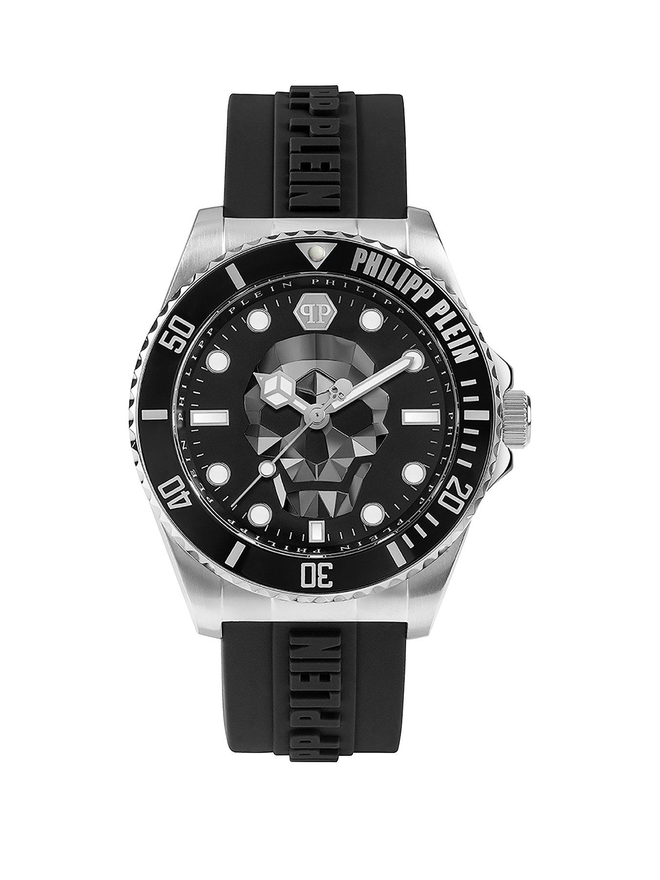 Product photograph of Philipp Plein The Kull Diver High-conic Mens Watch from very.co.uk