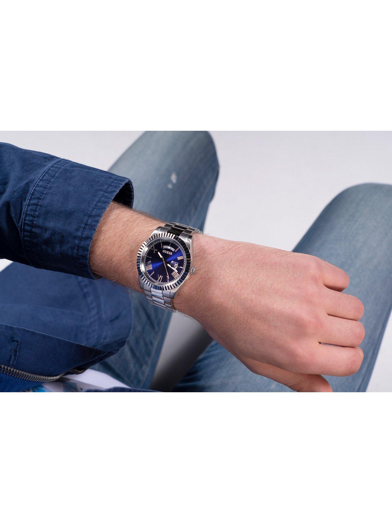 Silver watches hot sale mens cheap