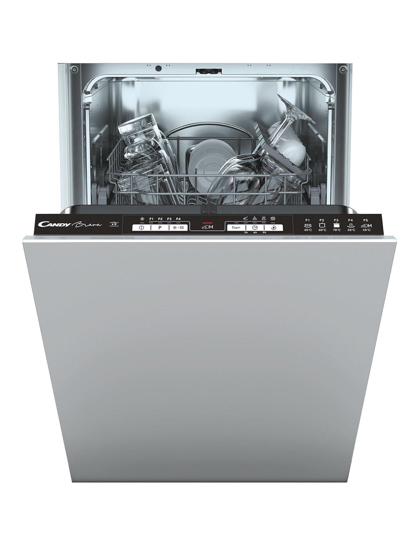 Product photograph of Candy Cdih 1l949-80 Slimline Fully Integrated Dishwasher - 9-place Settings - Dishwasher With Installation from very.co.uk