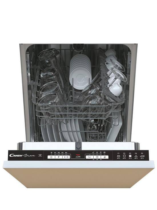 stillFront image of candy-cdih-1l949-80-slimline-fully-integrated-dishwasher-9-place-settings