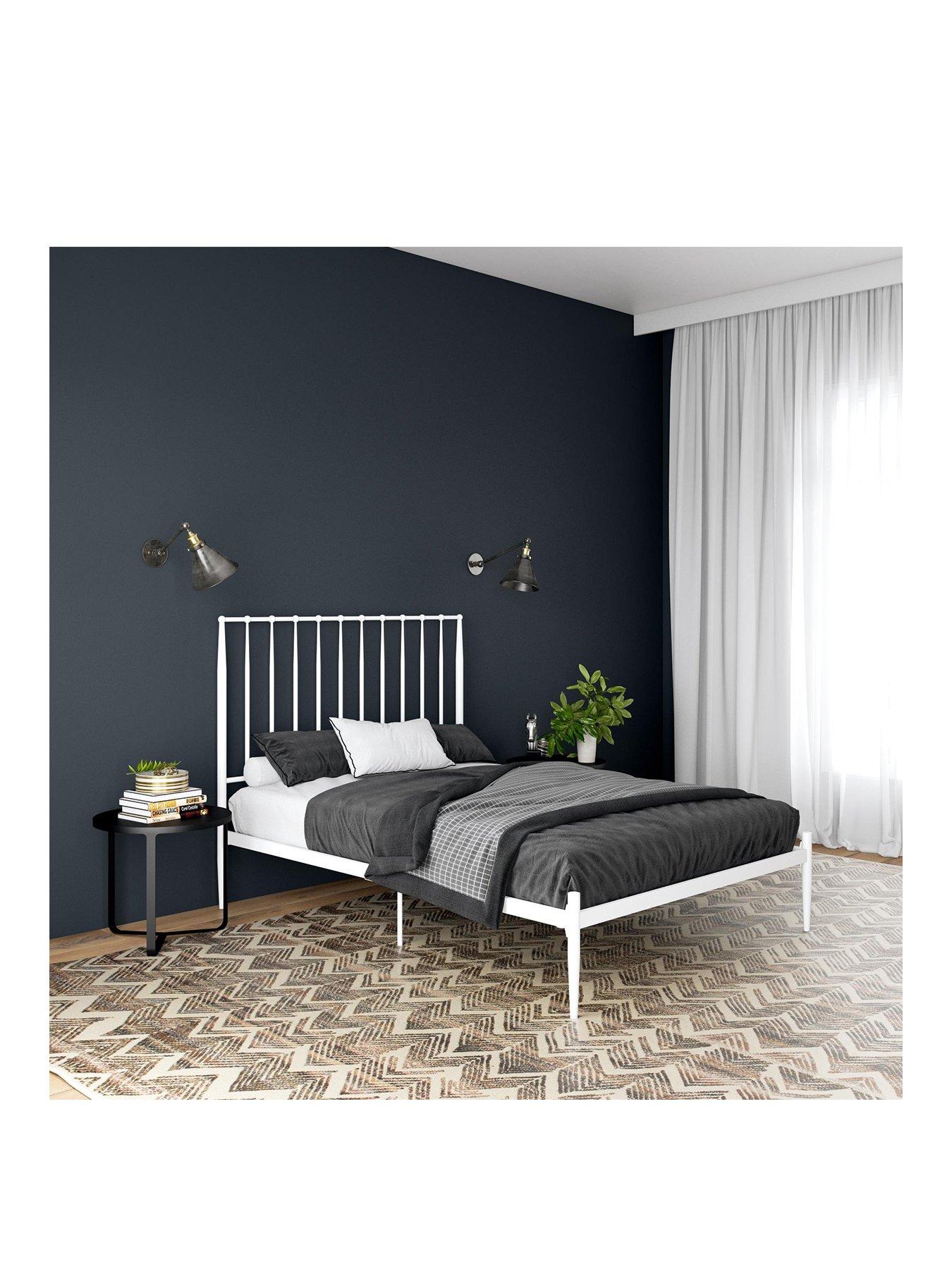 Ikea metal deals double bed frame