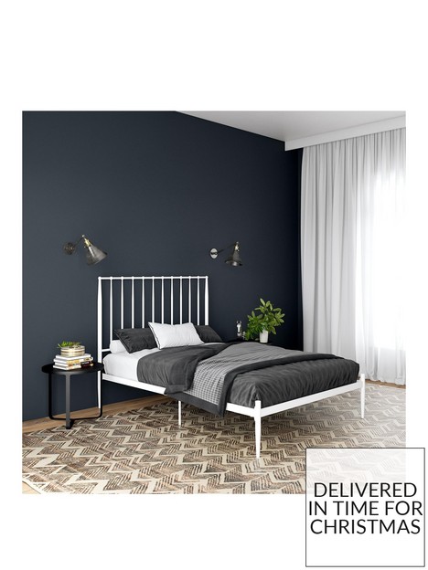 dorel-home-giulia-modern-metal-king-size-bed-white