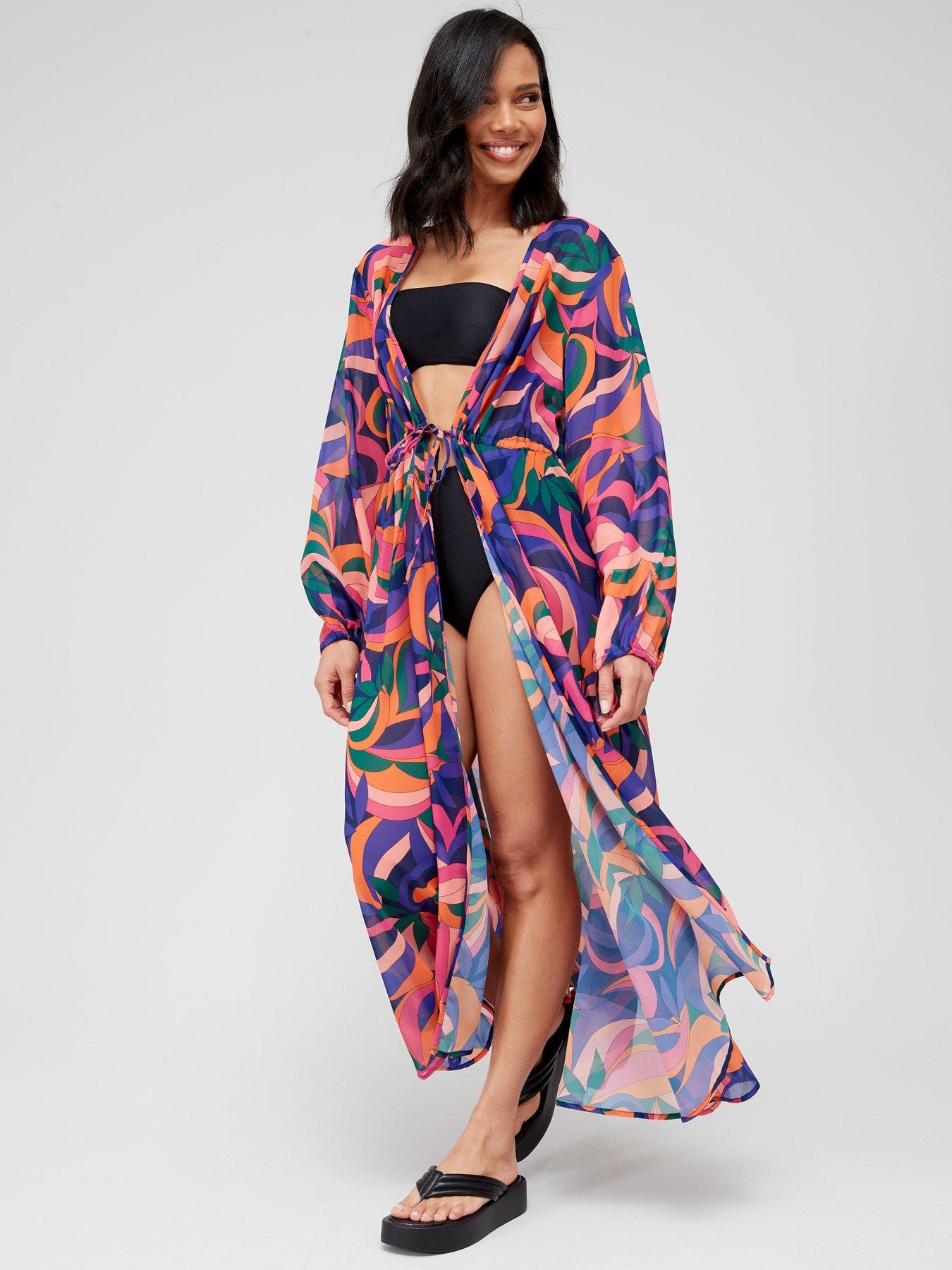 Chiffon on sale beach kaftan