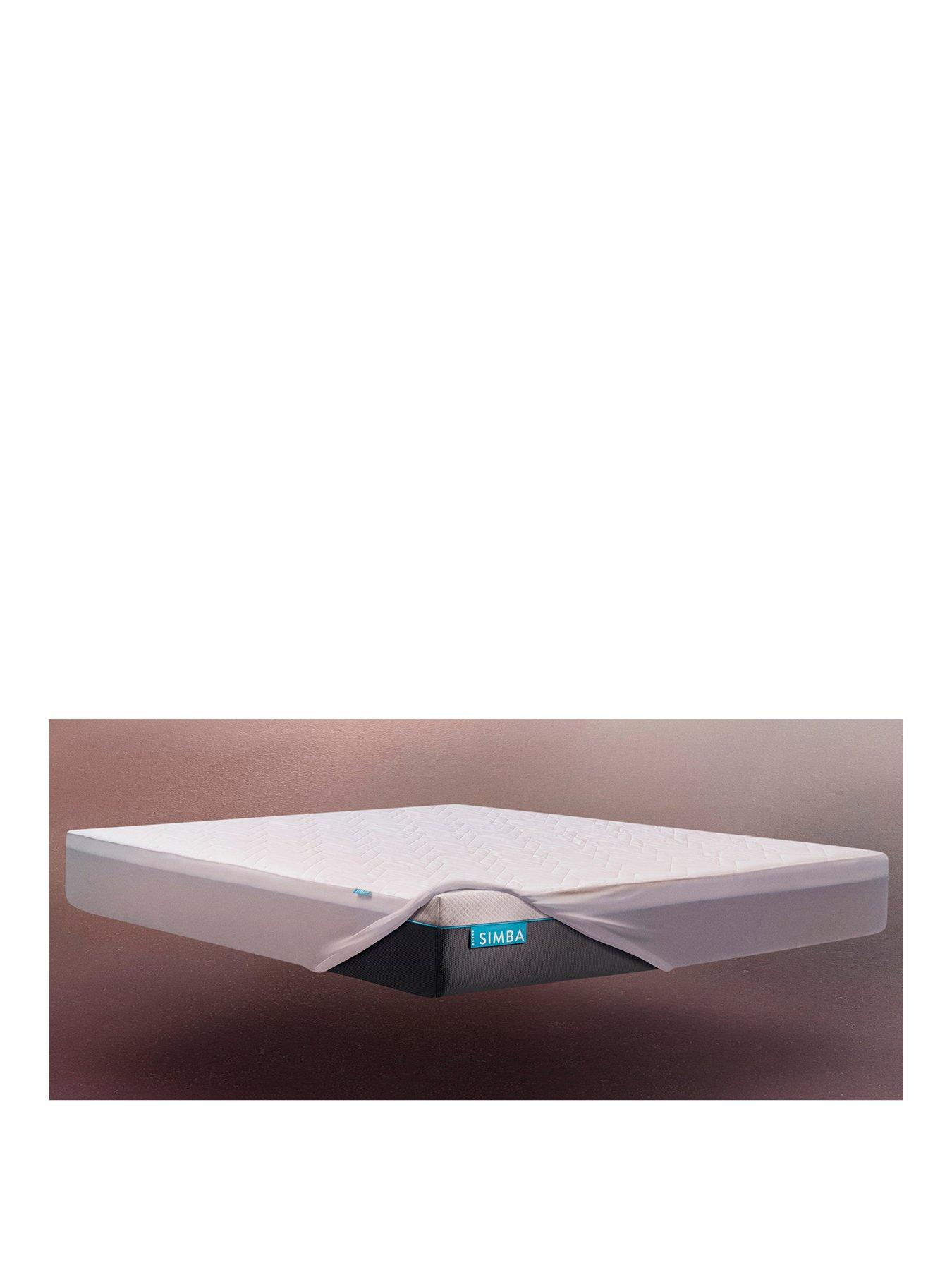Simba Performance Mattress Protector King White very.co.uk