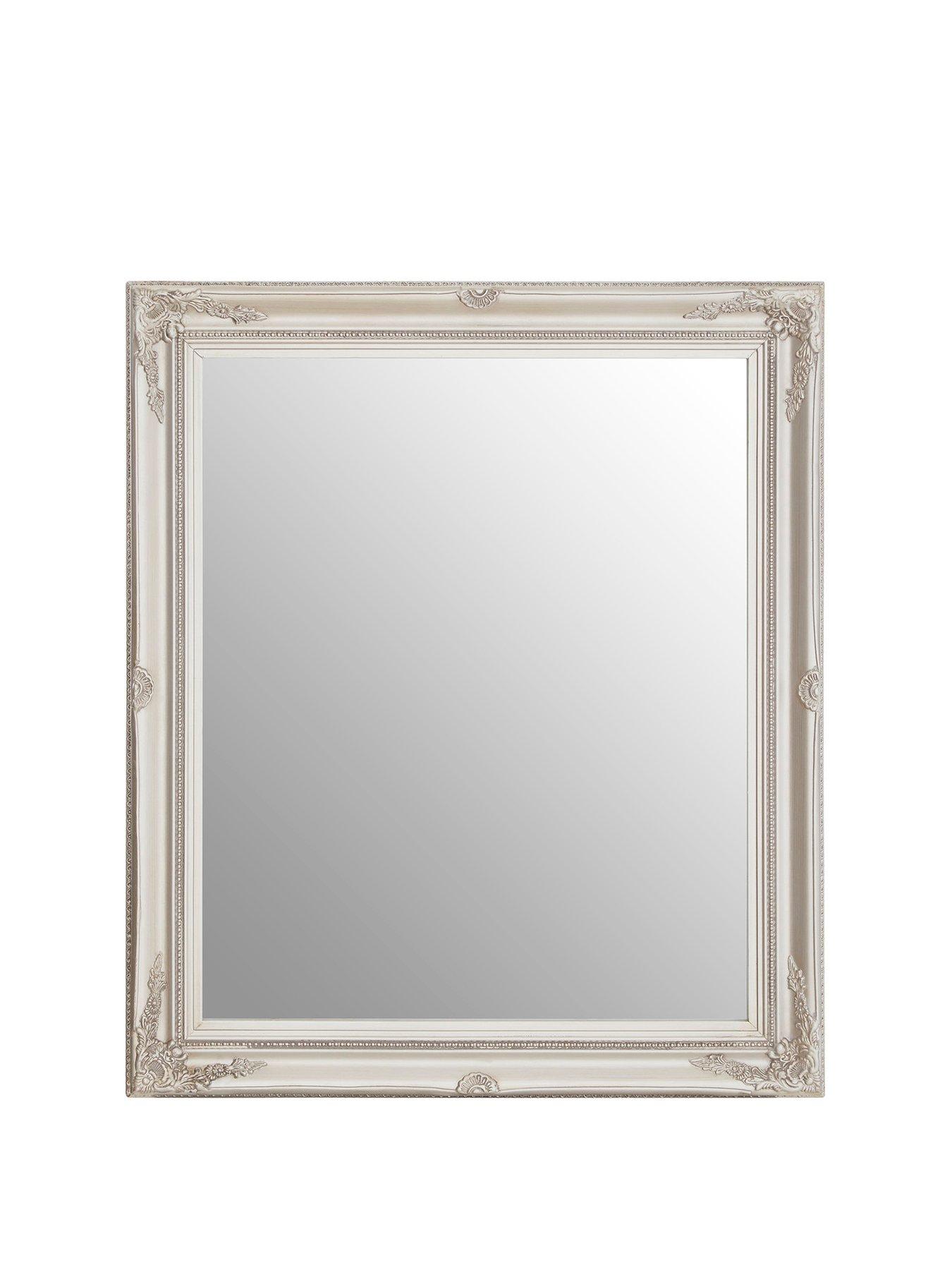 Premier Housewares Classic Silver Finish Mirror very.co.uk