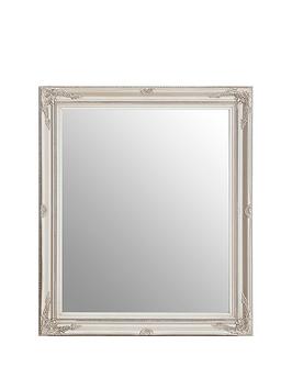 Product photograph of Premier Housewares Classic Silver Finish Mirror from very.co.uk