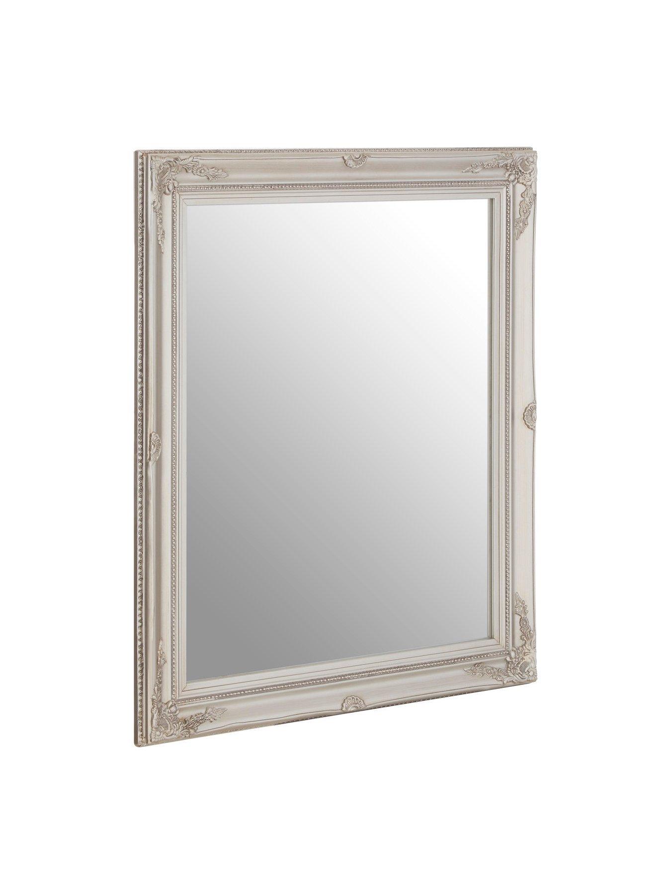 Premier Housewares Classic Silver Finish Mirror very.co.uk