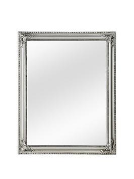 Product photograph of Premier Housewares Classic Silver Finish Wall Mirror from very.co.uk