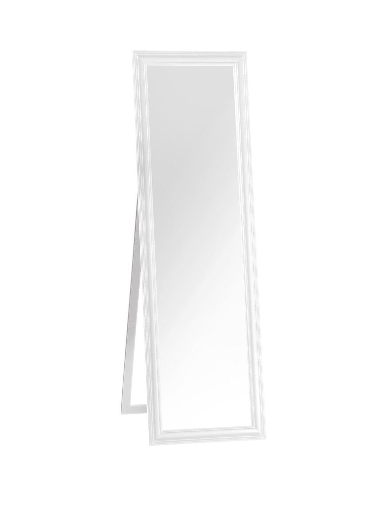 Premier Housewares Urban White Floor Standing Mirror very.co.uk