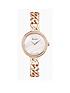  image of accurist-jewellery-womens-rose-gold-stainless-steel-chain-analogue-watch
