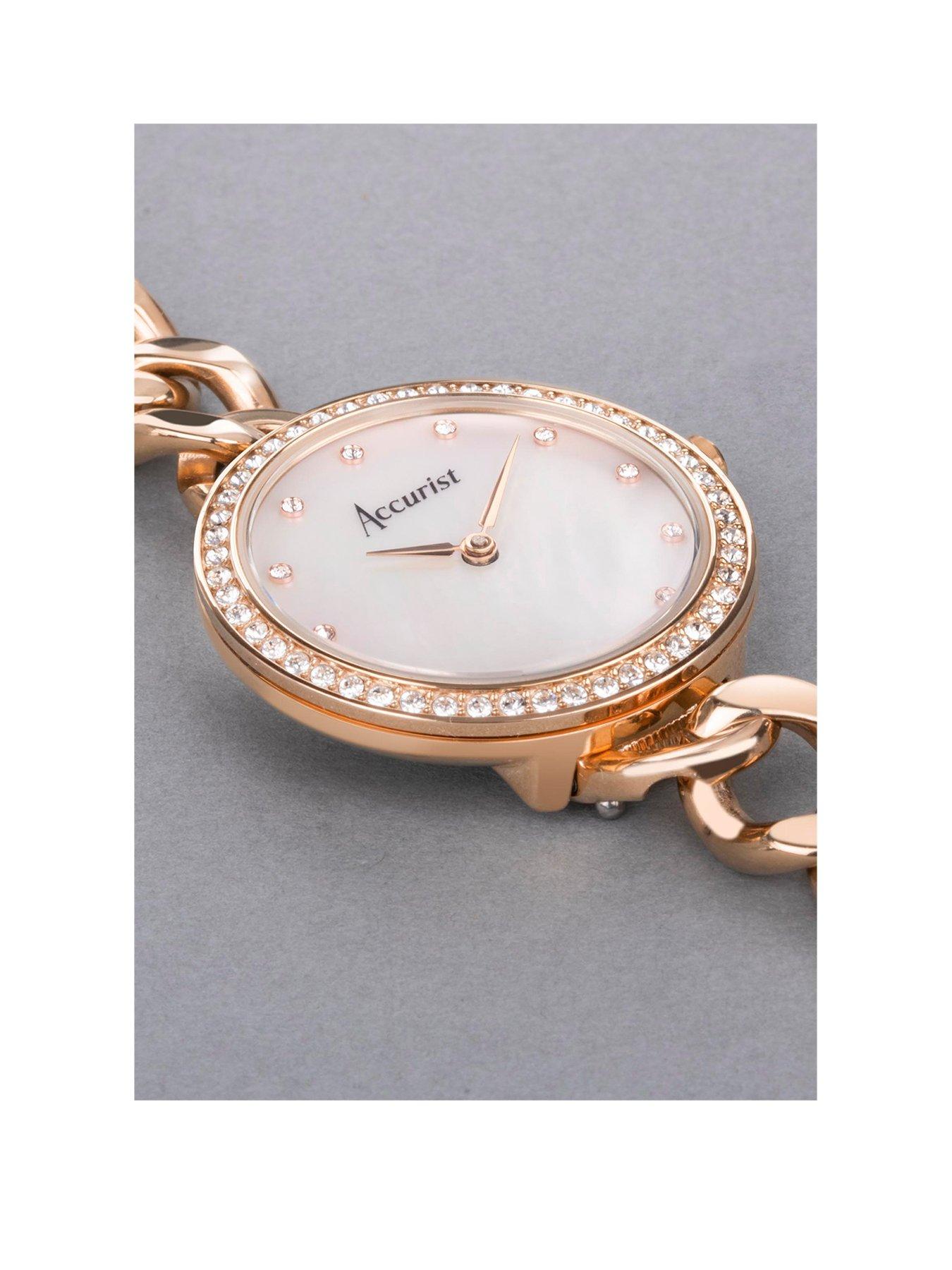 Rose gold hotsell chain watch