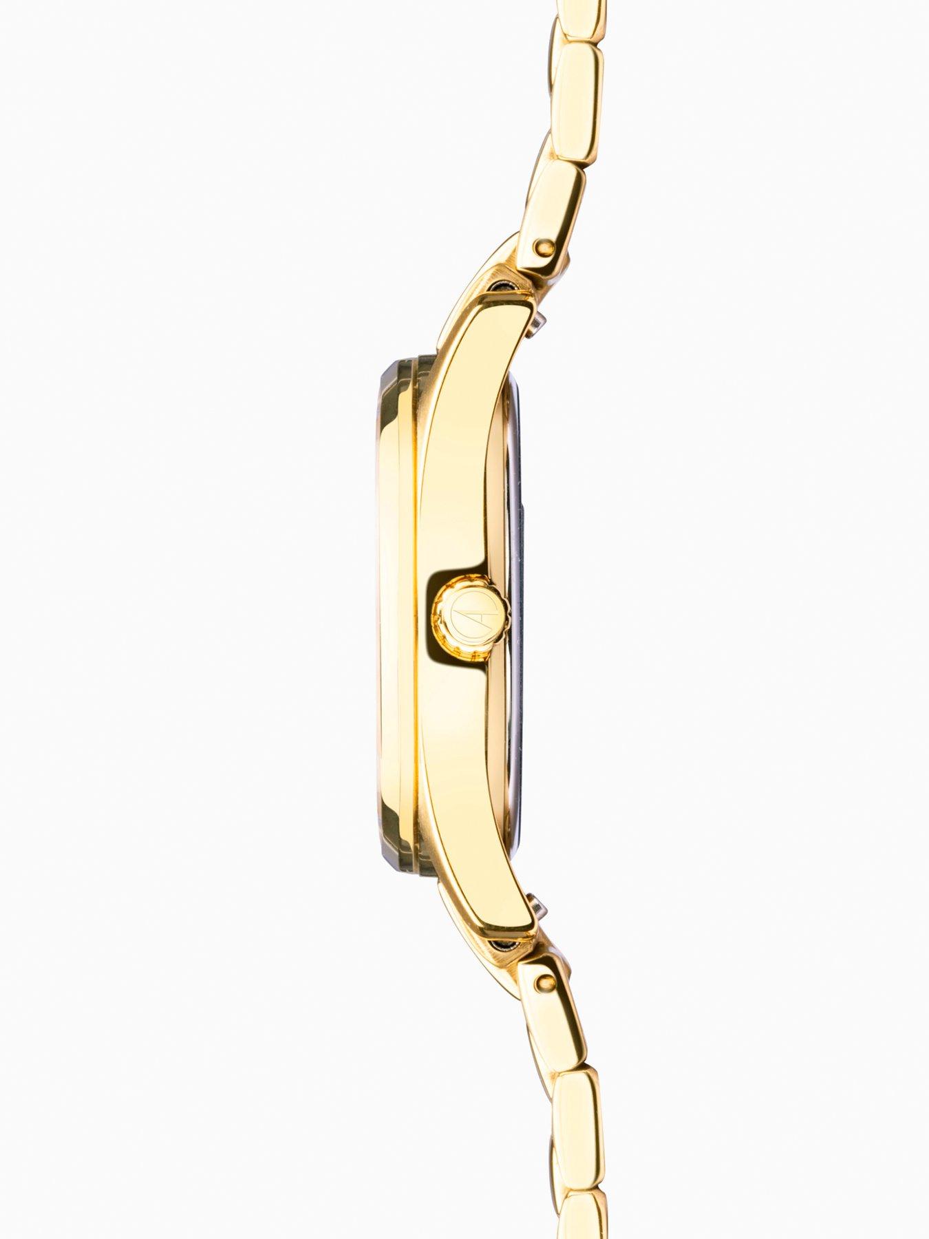 Image 6 of 8 of Accurist Everyday Unisex Gold Stainless Steel Bracelet Analogue Watch