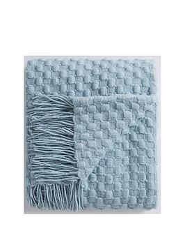 Product photograph of Cascade Home Corsica Fringed Throw from very.co.uk