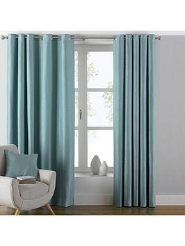 Product photograph of Paoletti Atlantic Eyelet Curtains from very.co.uk