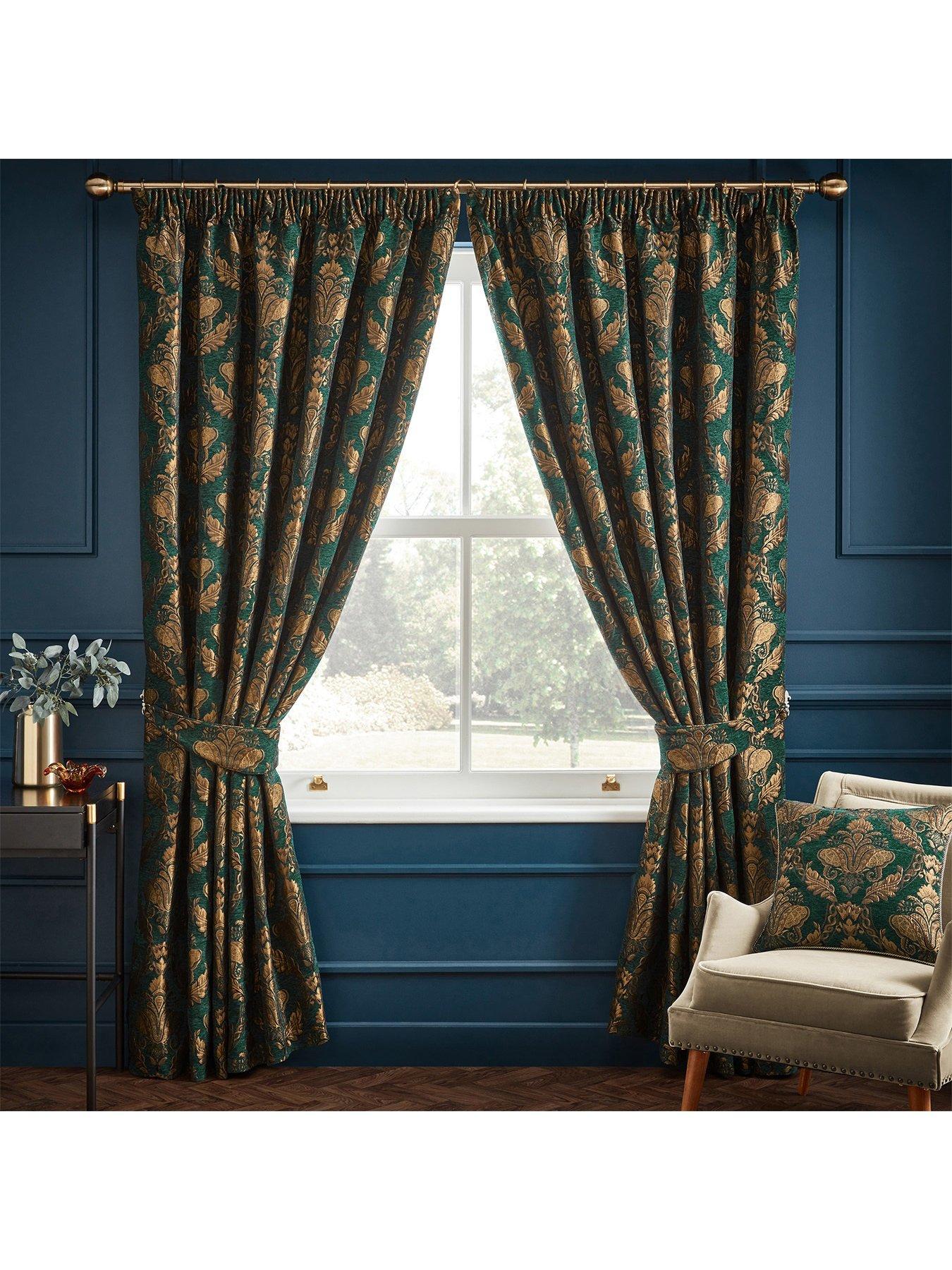 Paoletti Shiraz Pencil Pleat Curtains