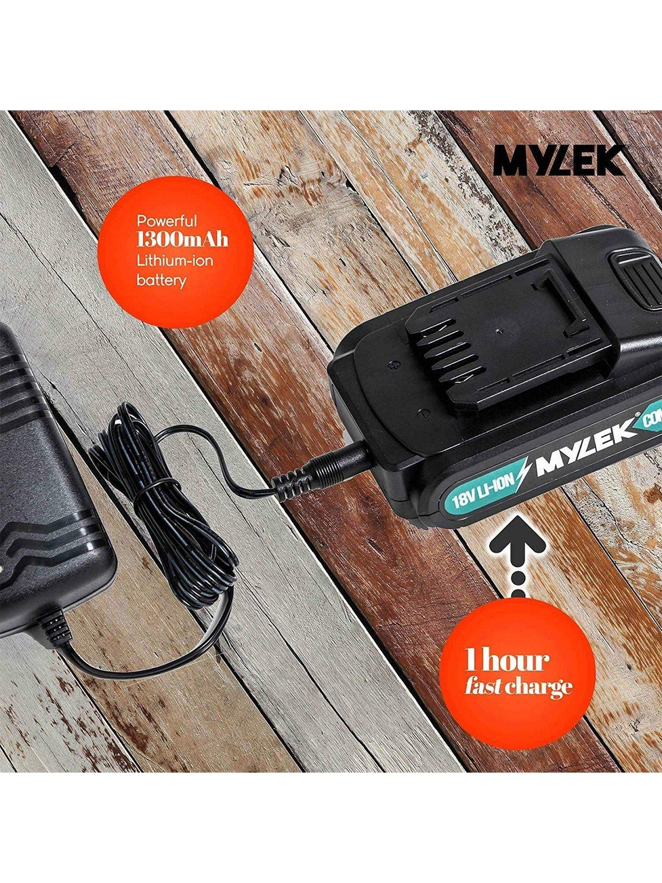 Replacement battery charger for mylek 18v drill sale