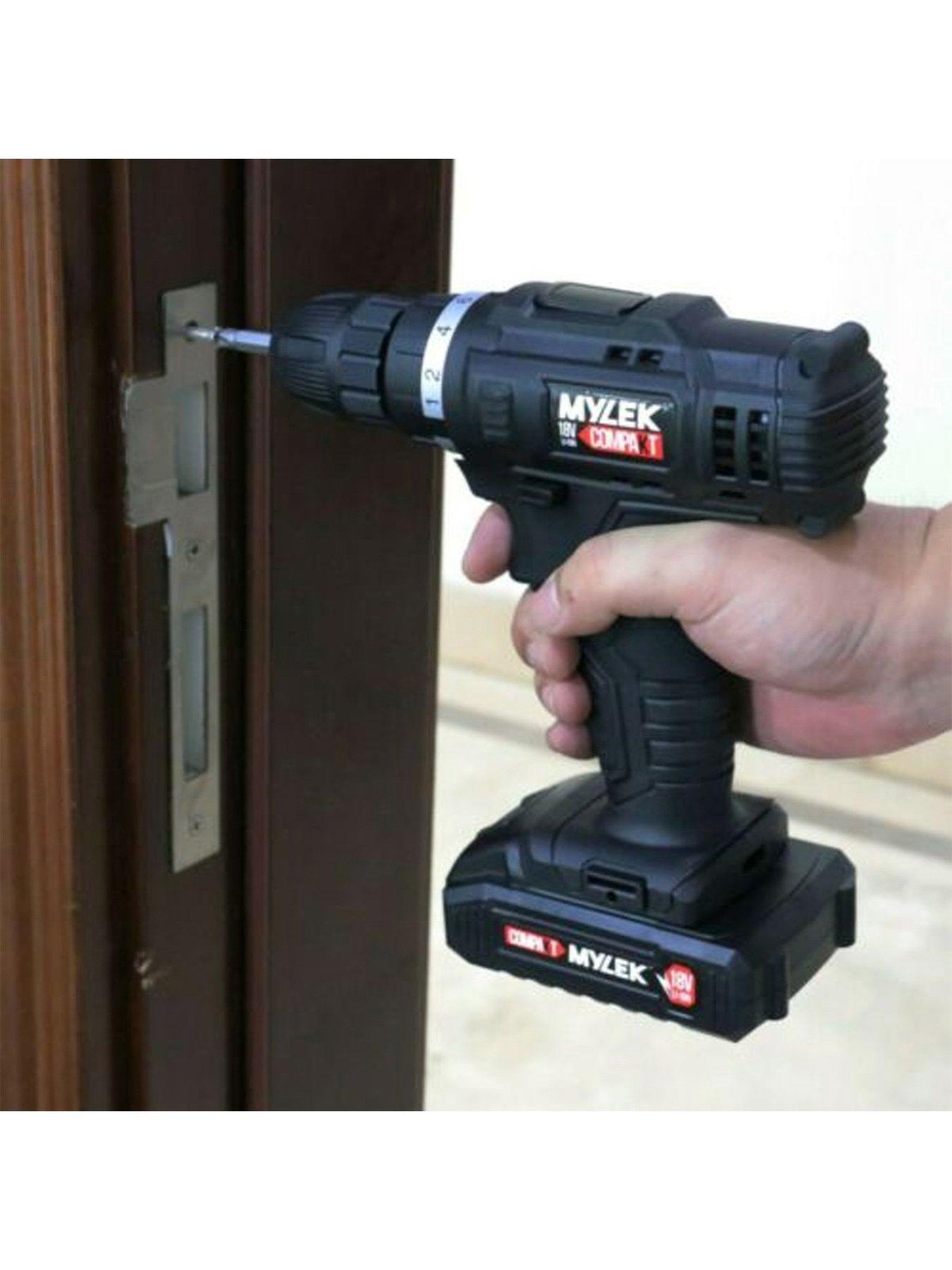 Mylek 18v cordless discount drill