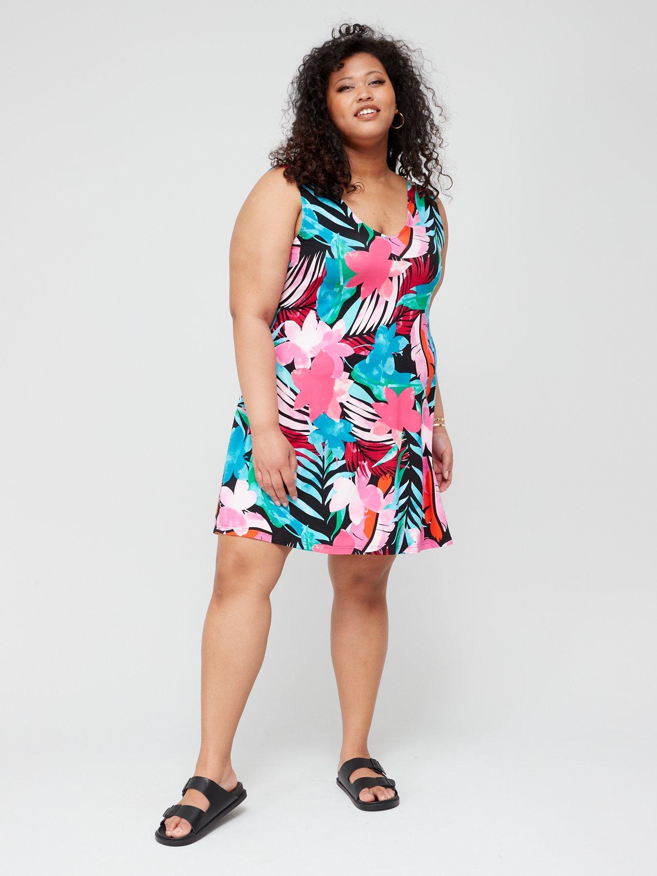 jersey dresses for plus size