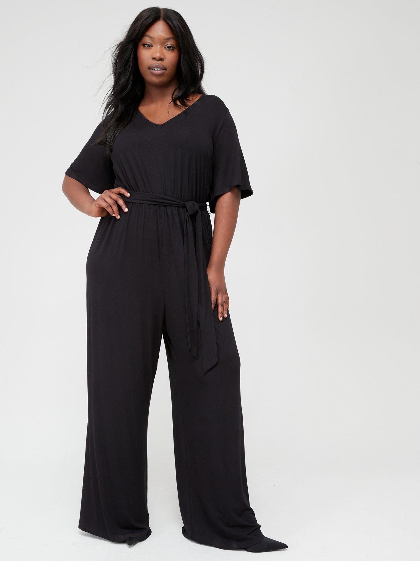 Jersey short sleeve store jumpsuit