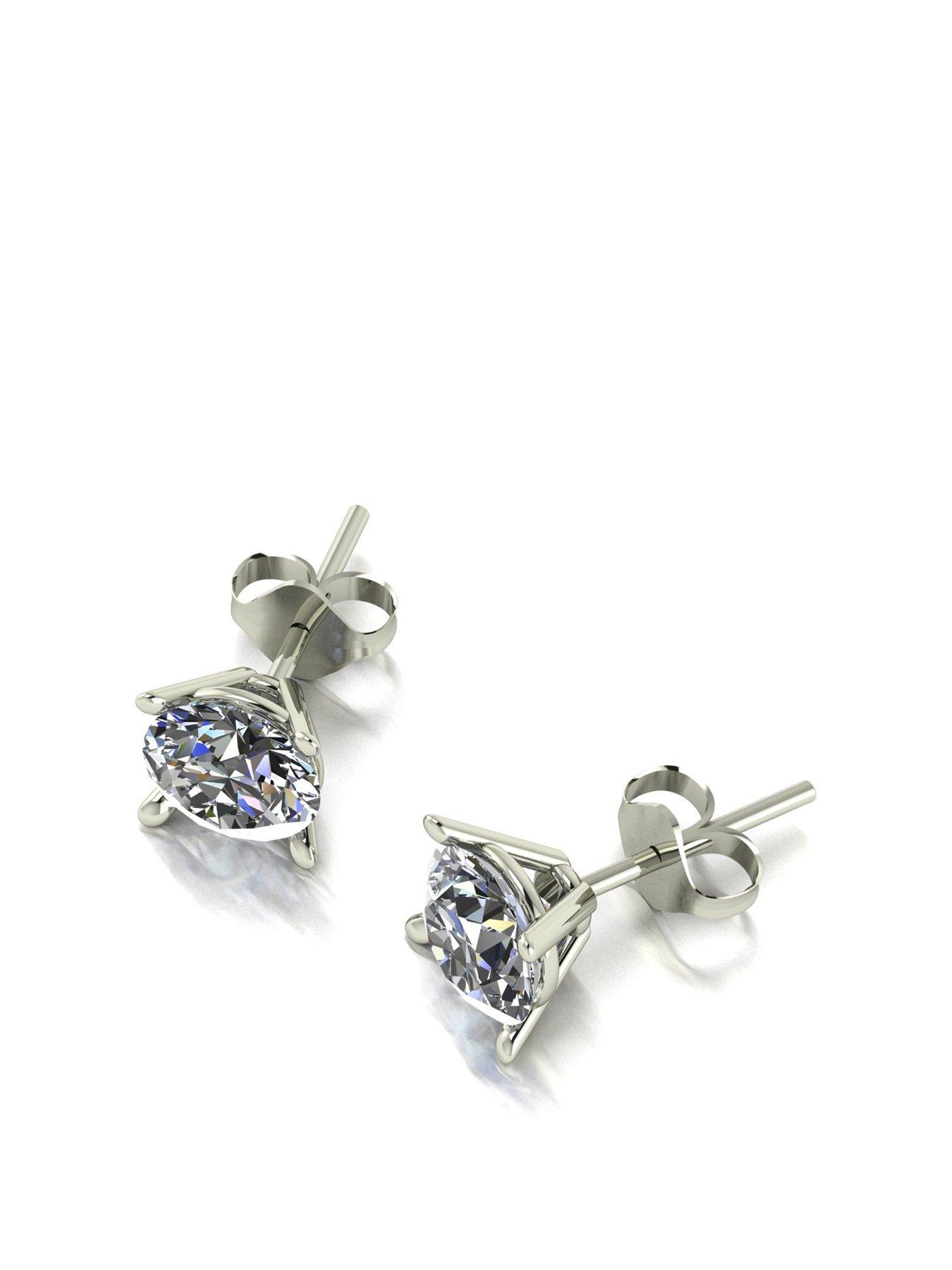 moissanite-9ct-white-gold-2ct-moissanite-solitaire-stud-earrings