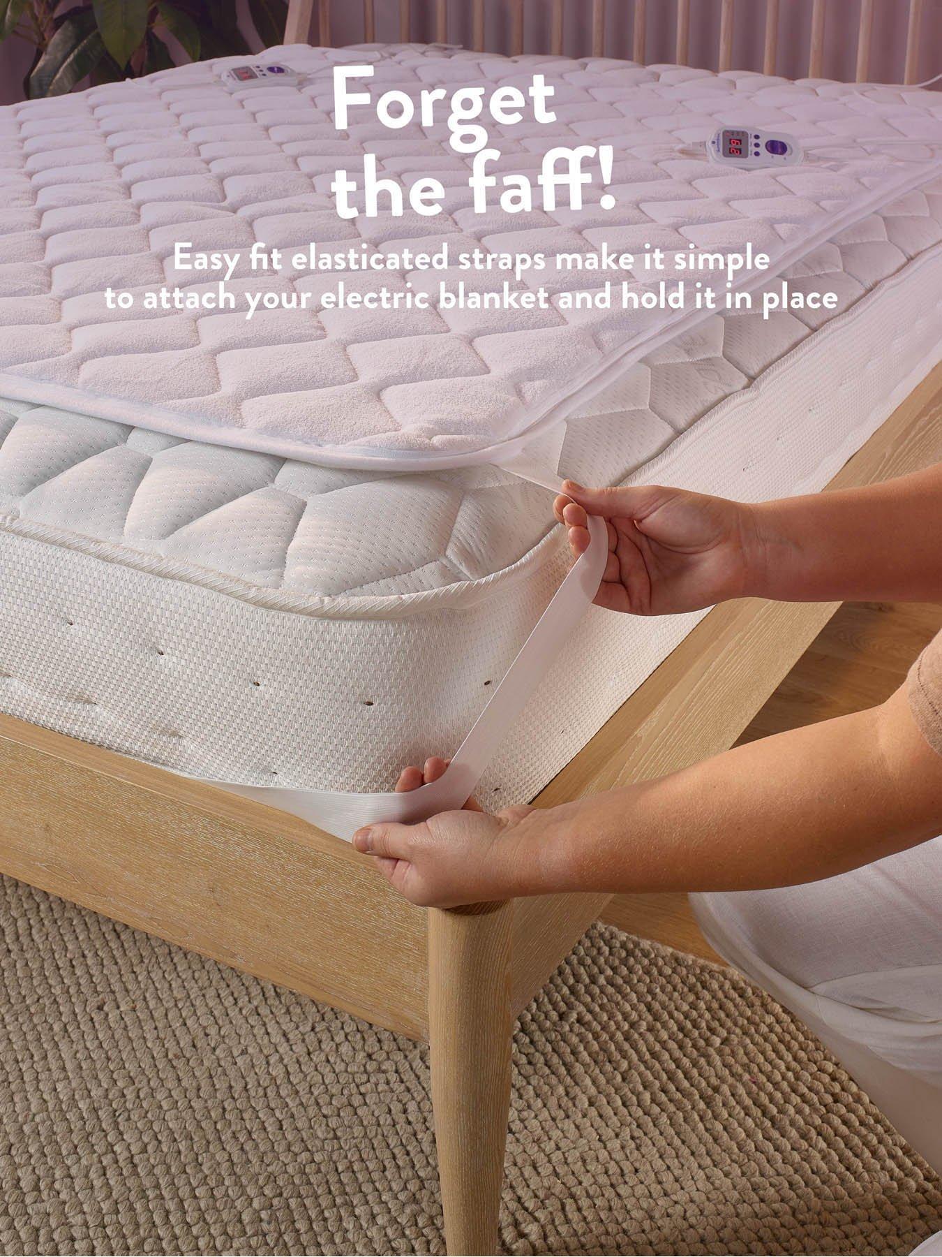 Slumberdown Wonderfully Warm Electric Blanket White Very