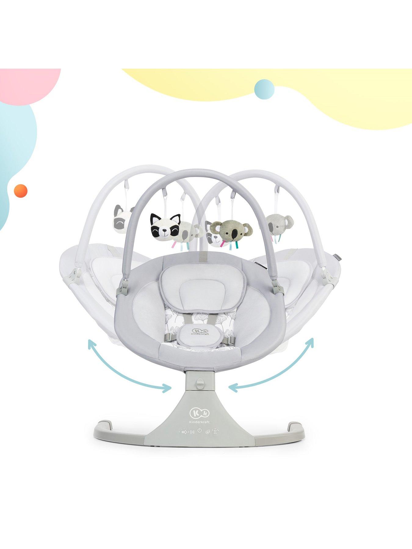 Image 3 of 7 of Kinderkraft Luli Cradle Bouncer- Grey