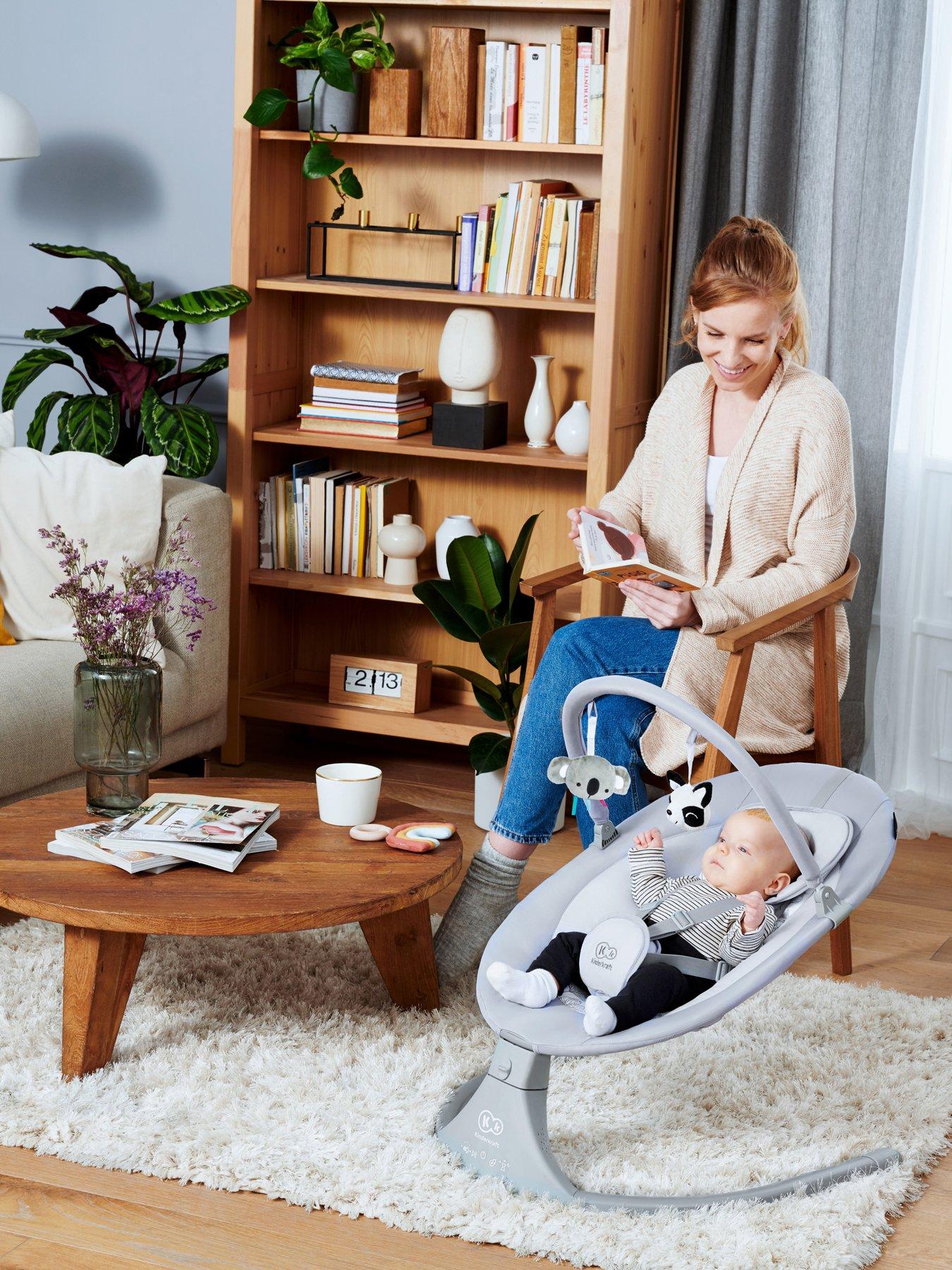 Image 7 of 7 of Kinderkraft Luli Cradle Bouncer- Grey