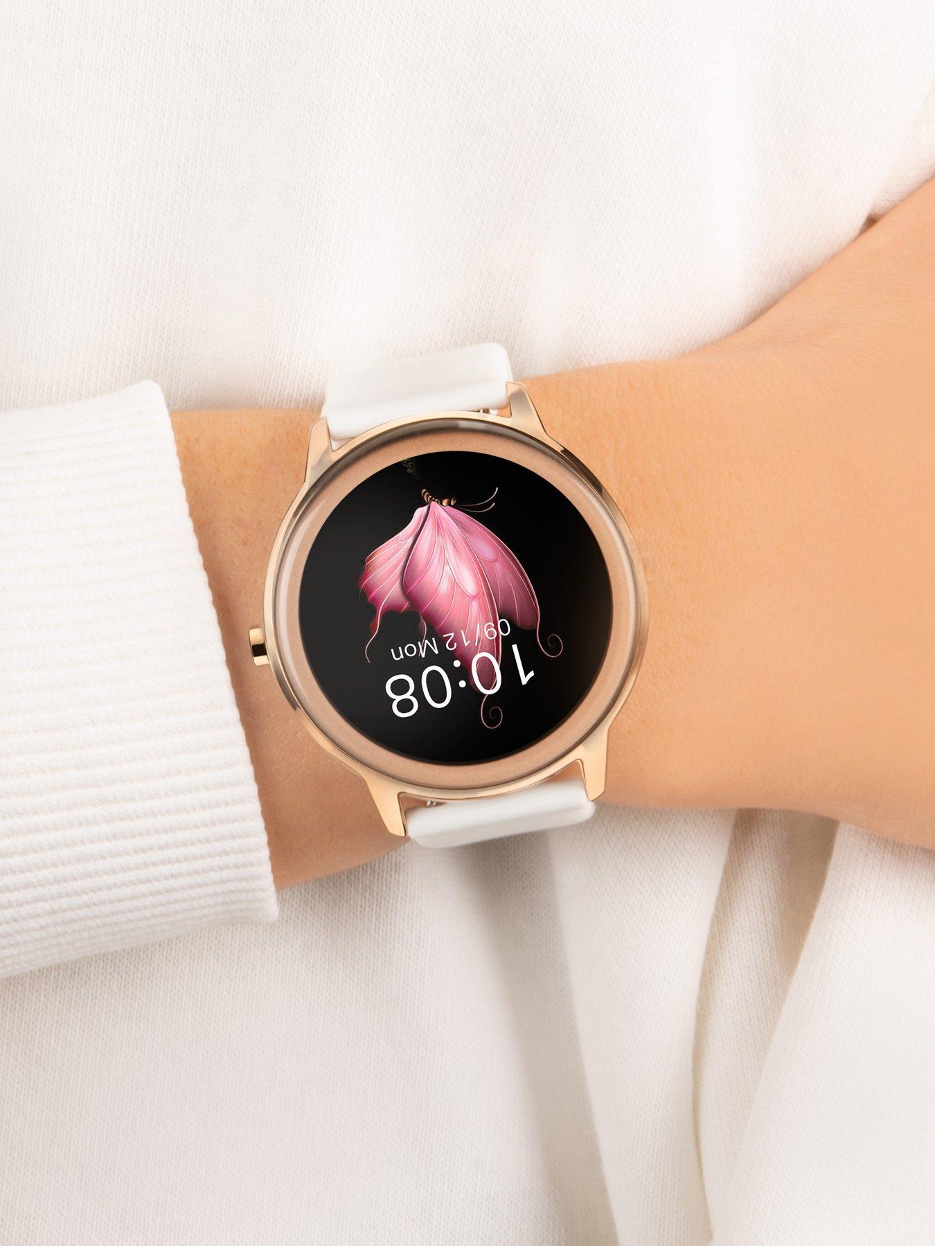 Smart watch samsung rose on sale gold