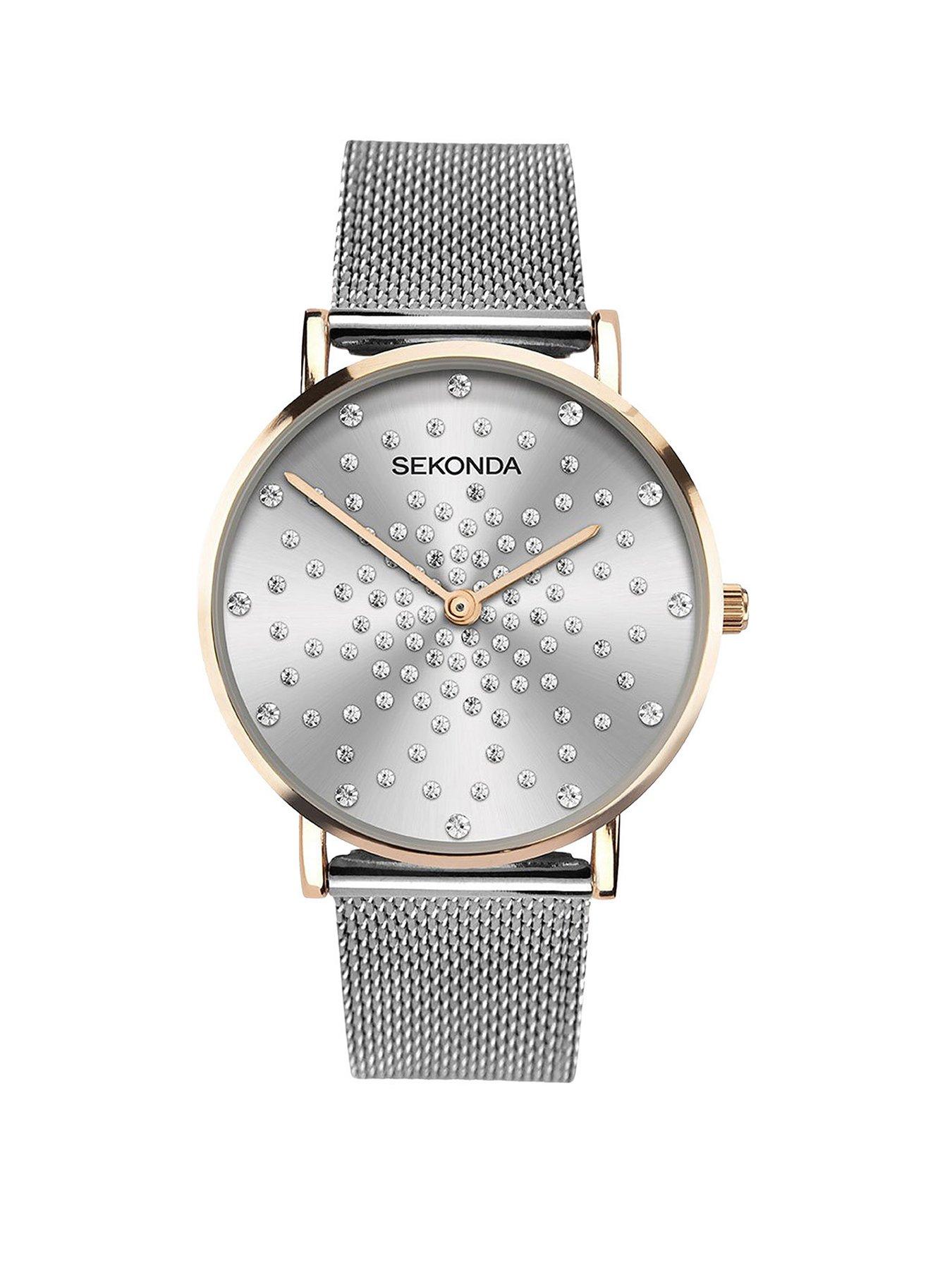 Sekonda Ladies Esme Silver Stainless Steel Bracelet with Silver