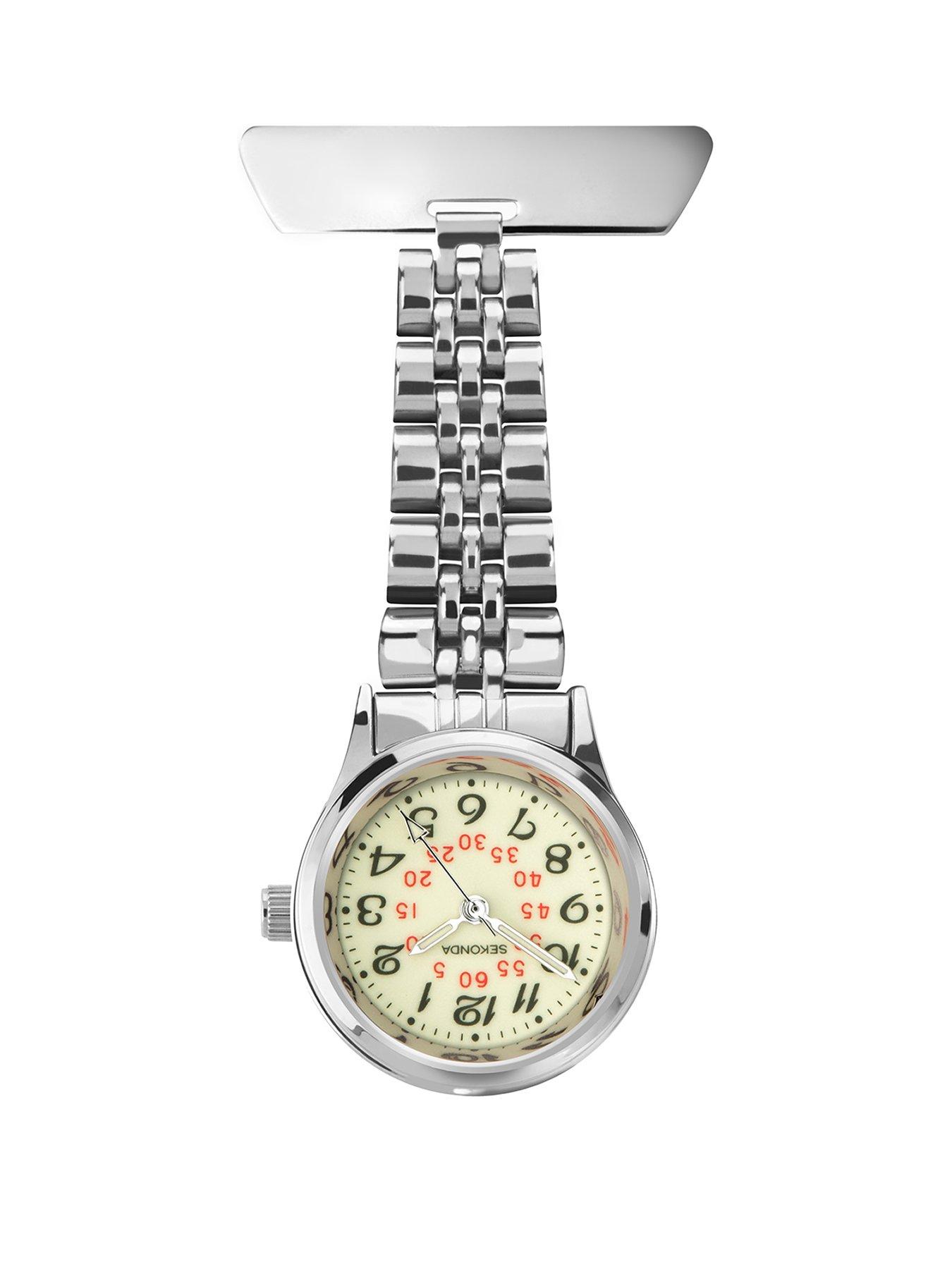 Product photograph of Sekonda Ladies Silver Stainless Steel Fob With Silver Dial Watch from very.co.uk