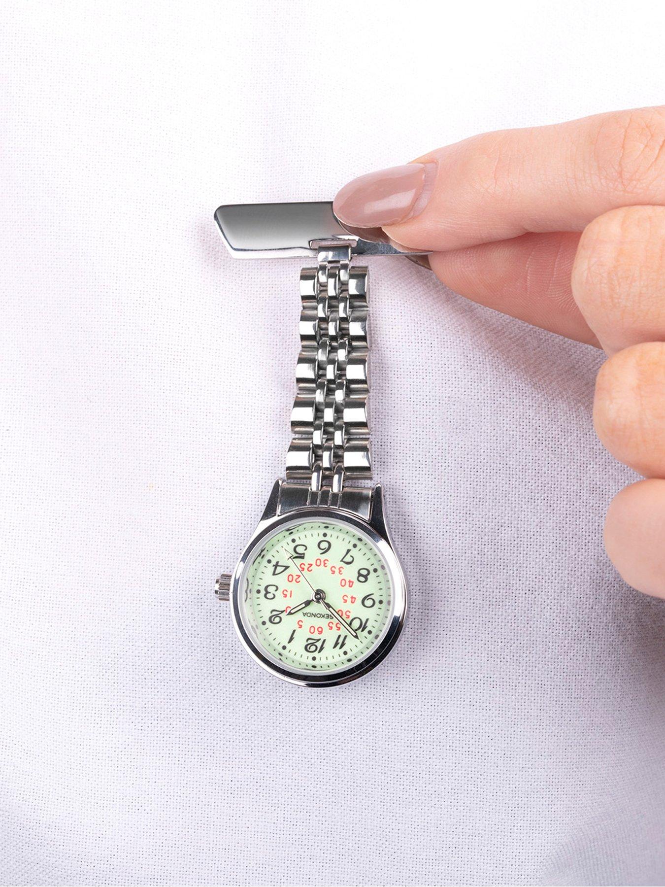 Stainless steel fob discount watch