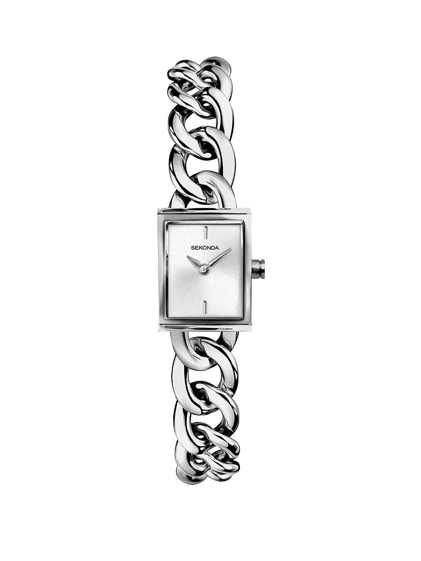 Sekonda Ladies Silver Alloy Bracelet with Silver Dial Watch very