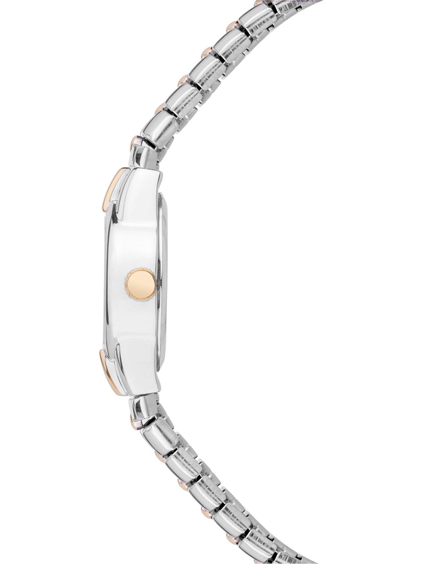 Image 4 of 6 of Sekonda Ladies Easy Reader Two Tone Stainless Steel Bracelet with White Dial Watch
